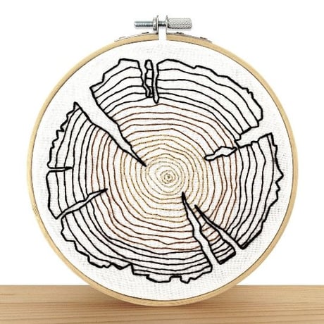 刺繍キット/Tree Rings
