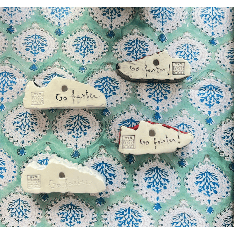 ＊handmade＊no.279→在庫わずか MV％陶器 スニーカー NIKE/ADIDAS | JOEL Closet