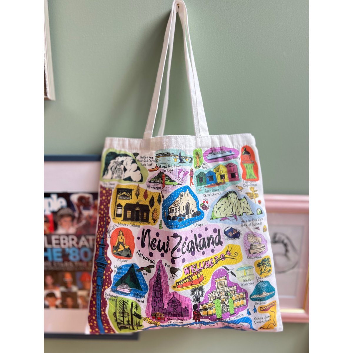 New Zealand ガチャガチャ柄のトートバッグ | JOEL Closet