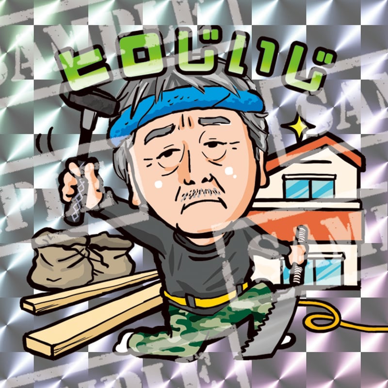 活動者さま似顔絵オリジナルステッカー作成 | mille's STORE