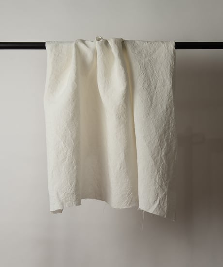 《生地》バンブーリネン(ホワイト)(※有効幅105cm)●P-2900