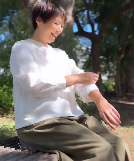 《生地》 ピマ綿ダウンプルーフ(オフ白)　●F-0239