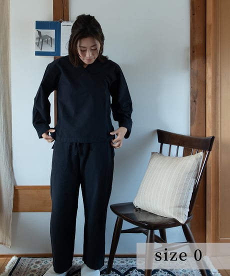 《パジャマ》バンブーコットン　パンツ（ダークネイビー）〈 premium sleepwear 〉