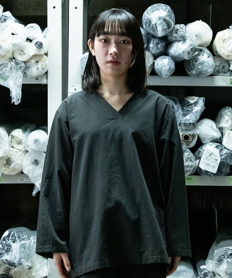 《パジャマ》タイプライタークロス　プルオーバー（サイズ 1）〈 premium sleepwear 〉