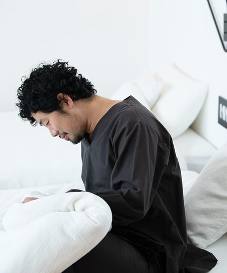 《パジャマ》タイプライタークロス　プルオーバー（サイズ 1）〈 premium sleepwear 〉