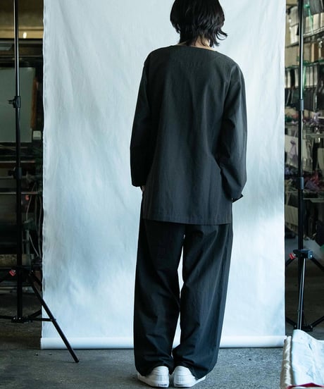 《パジャマ》タイプライタークロス　プルオーバー（サイズ 1）〈 premium sleepwear 〉
