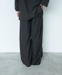 《パジャマ》タイプライタークロス　パンツ（スミクロ／サイズ1）〈 premium sleepwear 〉