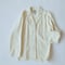 《パジャマ》バンブーコットン　ジャケット（アイボリー）〈 premium sleepwear 〉