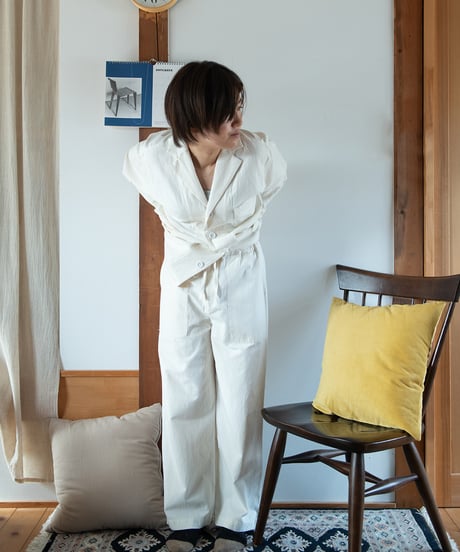 《パジャマ》バンブーコットン　パンツ（アイボリー）〈 premium sleepwear 〉