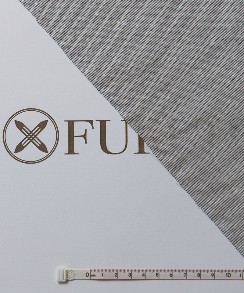 生地》コットンシルク・ブルーストライプ○CS-0001 | 古橋織布