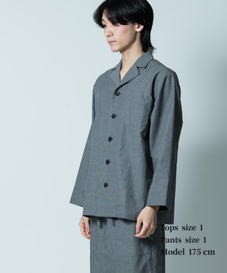 《パジャマ》ボタニカルコードレーン ジャケット（タチアオイ）〈 premium sleepwear 〉