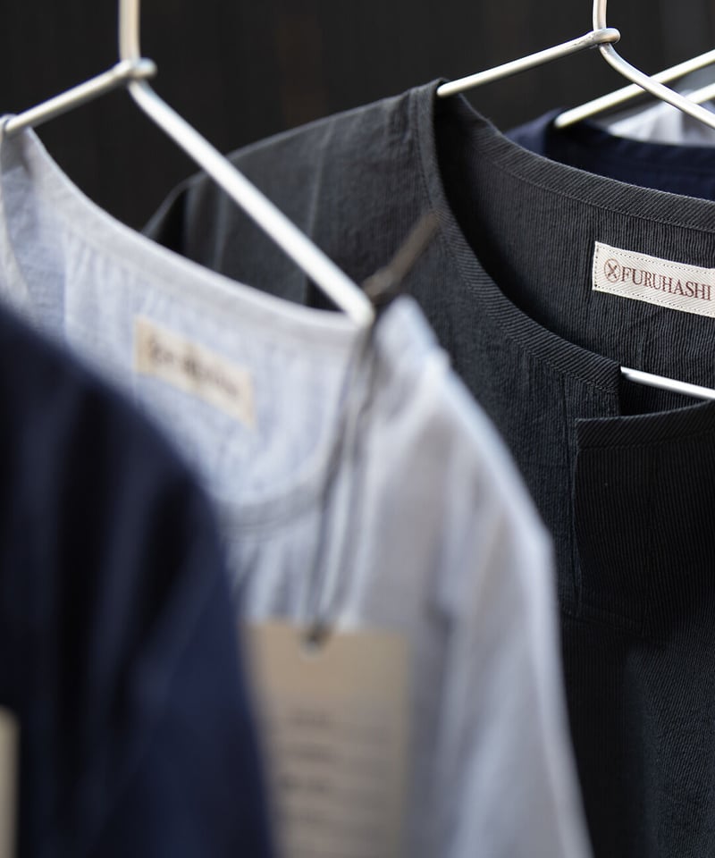 Tシャツ》コードレーンTシャツ ( ネイビー ) | 古橋織布