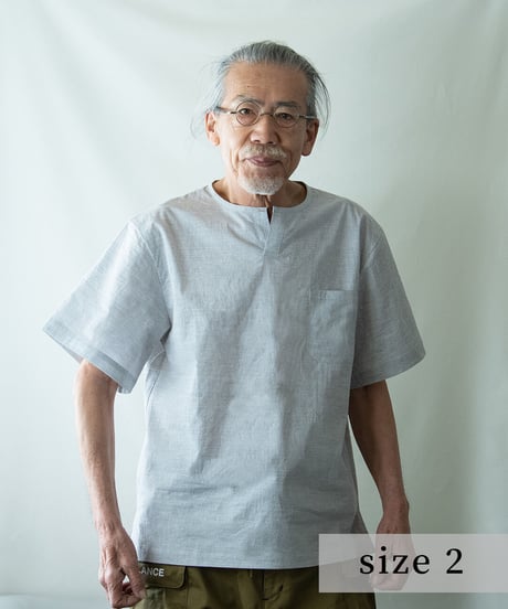 《Tシャツ》コードレーンTシャツ ( ライトグレー )
