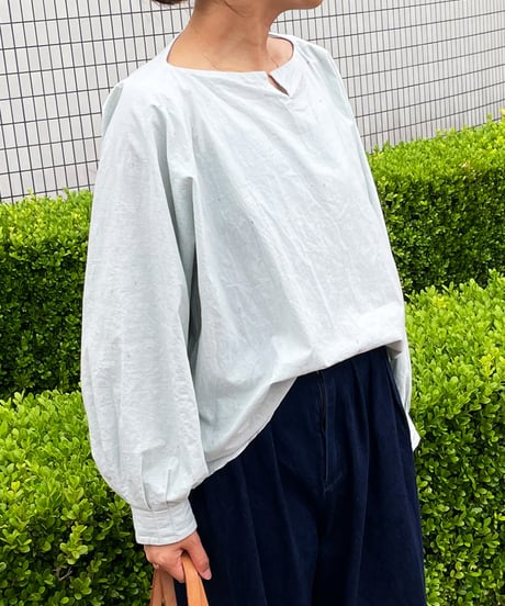 《生地》[クチナシ]オーガニックコットン ボタニカル・ダイ タイプライタークロス●O-5001-T