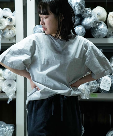 《Tシャツ》コードレーンTシャツ ( ライトグレー )