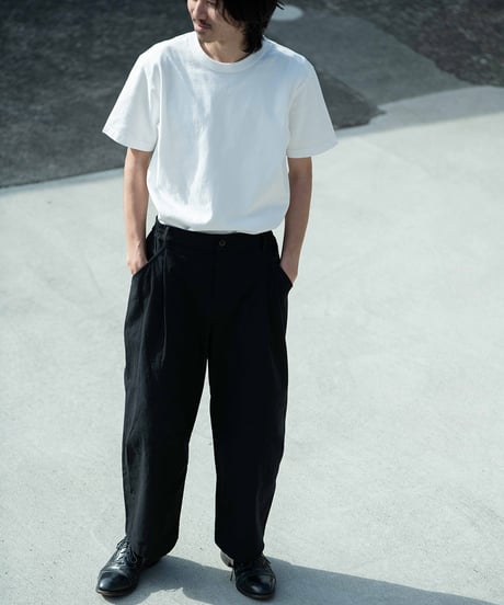 【 ORIYATO 】WEAVER PANTS (ブラック) [ サイズ 1 ]