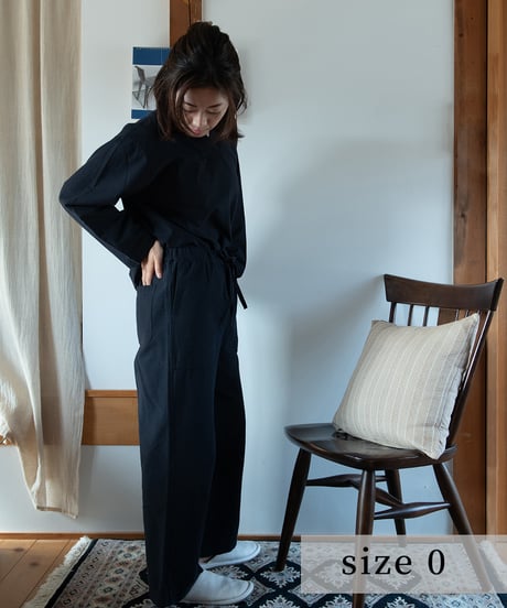 《パジャマ》バンブーコットン　パンツ（ダークネイビー）〈 premium sleepwear 〉