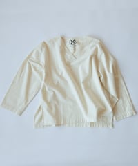 《パジャマ》バンブーコットン　プルオーバー（アイボリー）〈 premium sleepwear 〉