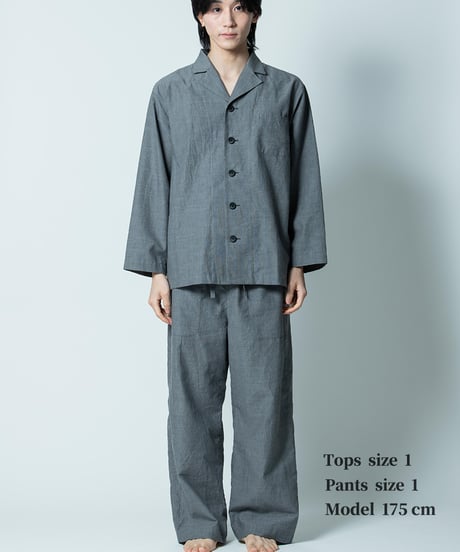 《パジャマ》ボタニカルコードレーン ジャケット（タチアオイ）〈 premium sleepwear 〉