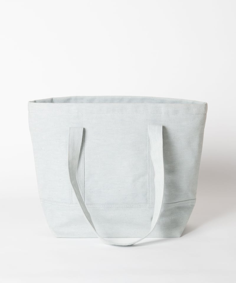 バッグ》oriya 先染めボタニカル・トートバッグ（中）ゴボウ