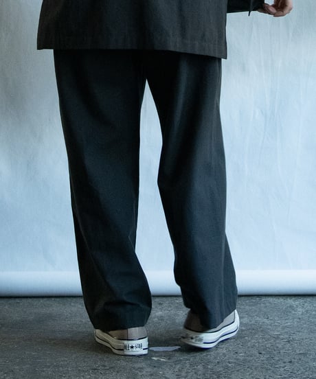 《パジャマ》タイプライタークロス　パンツ（スミクロ／サイズ0）〈 premium sleepwear 〉