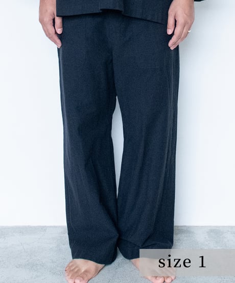 《パジャマ》バンブーコットン　パンツ（アイボリー）〈 premium sleepwear 〉