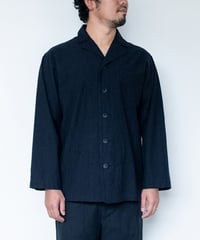 《パジャマ》バンブーコットン (ダークネイビー)[ サイズ 1 ] [ ジャケット ]〈 premium sleepwear 〉