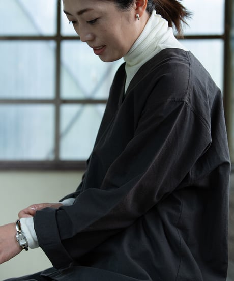 《パジャマ》タイプライタークロス　プルオーバー（サイズ 1）〈 premium sleepwear 〉