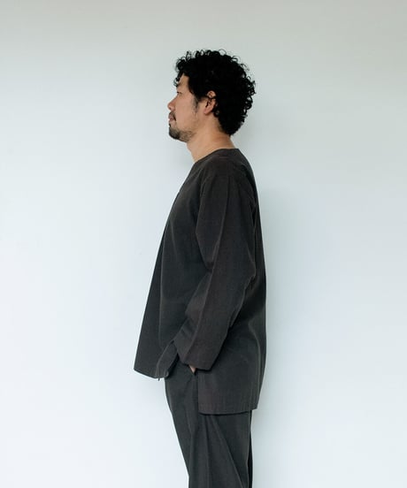 《パジャマ》タイプライタークロス　プルオーバー（サイズ 1）〈 premium sleepwear 〉