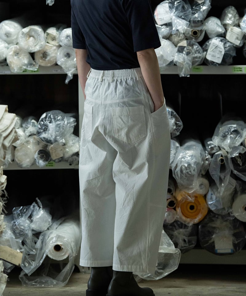 ORIYATO 】WEAVER PANTS (ホワイト) [ サイズ 0 ] | 古橋織布