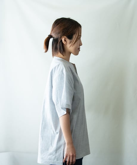 《Tシャツ》コードレーンTシャツ ( ライトグレー )