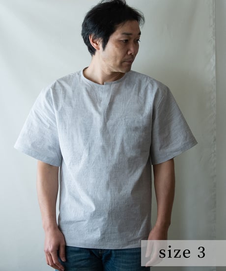 《Tシャツ》コードレーンTシャツ ( ライトグレー )