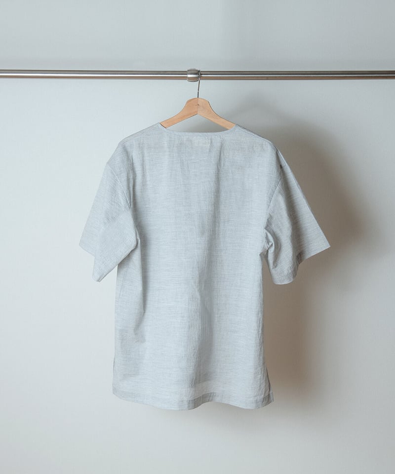 Tシャツ》コードレーンTシャツ ( ライトグレー ) | 古橋織布 Tシャツ》コードレーンTシャツ ( ライトグレー ) | 古橋織布