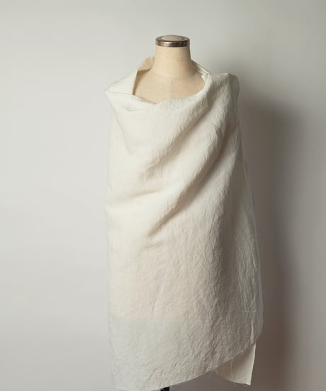 《生地》バンブーリネン(ホワイト)(※有効幅105cm)●P-2900