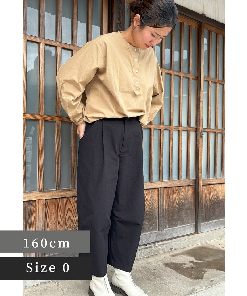 ORIYATO 】WEAVER PANTS (ブラック) [ サイズ 0 ] | 古橋織布