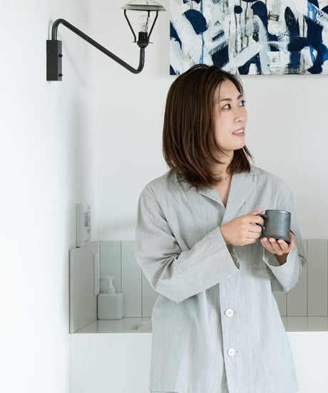 《パジャマ》ボタニカルコードレーン　ジャケット（サイズ 0）〈 premium sleepwear 〉