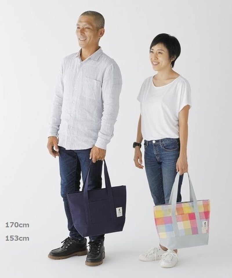 バッグ》oriya 先染めボタニカル・トートバッグ（中）ゴボウ | 古橋織布