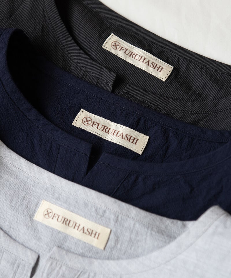 Tシャツ》コードレーンTシャツ ( ライトグレー ) | 古橋織布 Tシャツ》コードレーンTシャツ ( ライトグレー ) | 古橋織布