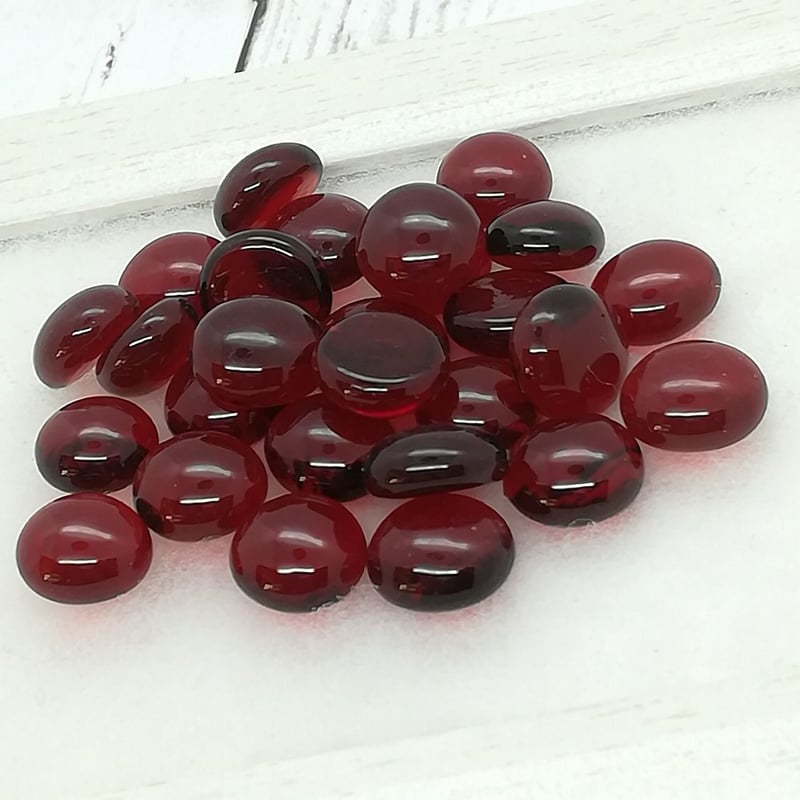 グラスナゲットS・レッド約13～15㎜・約45グラム（参考17~20個