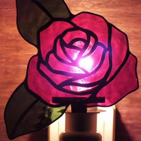 【カット済みキット】バラのお休みランプ・レッド