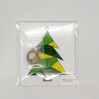 【カット済みキット】3色クリスマスツリーのサンキャッチャー/グリーン