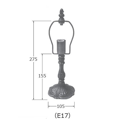 スタンド型ランプベース KSL-11 | ステンドグラス材料販売 W3