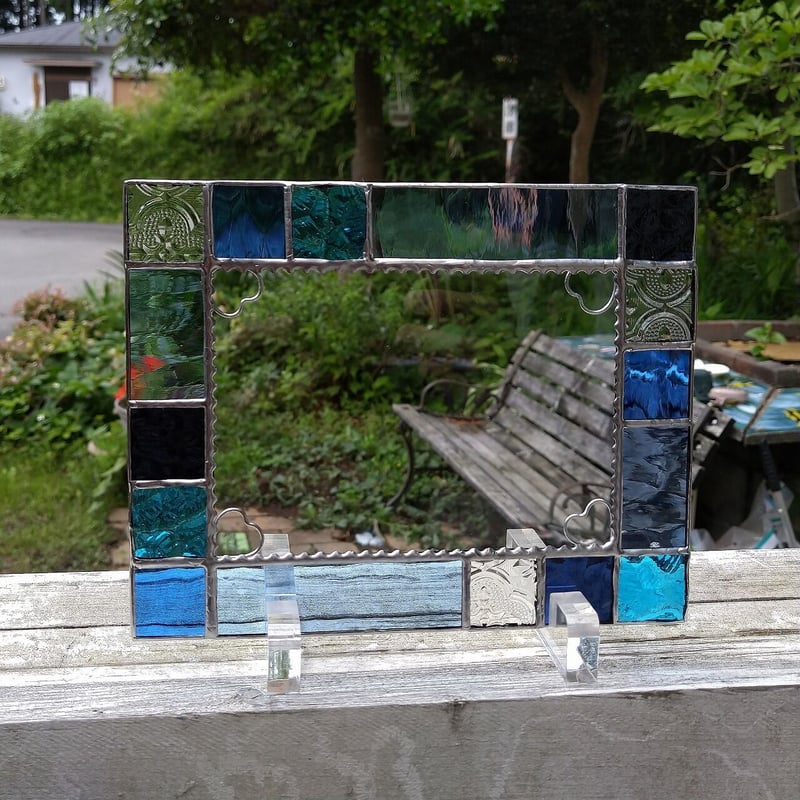 カット済みキット】スクエアチップのフォトフレーム2