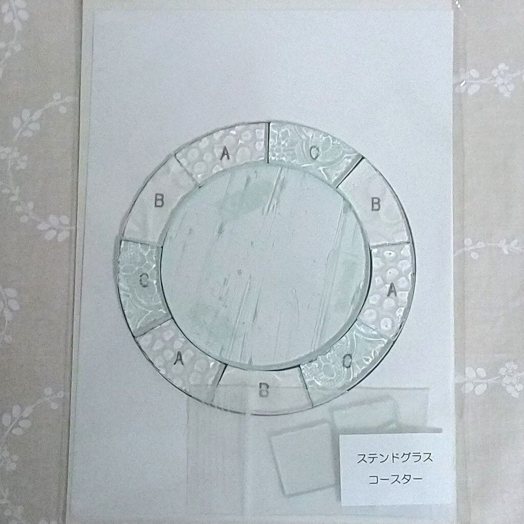 新品　デッドストック ステンドグラス 20㎝ 厚さ2㎝ 新品 デッドストック ステンドグラス 20cm 【公式通販】