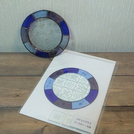 売約済み。木立ち　ステンドグラス(STG03) 鈴木ステンドグラス＜ステンドグラス教室・販売・材料販売・ガラス