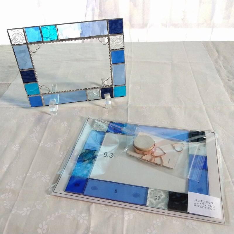 カット済みキット】スクエアチップのフォトフレーム2