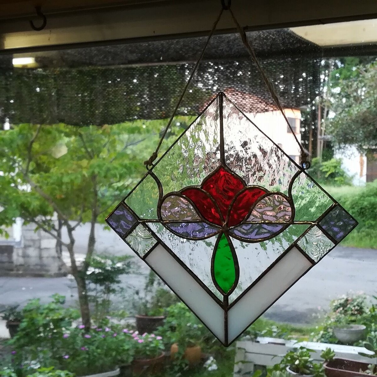 カット済みキット】クラシック風チューリップ・サンキャッチャー