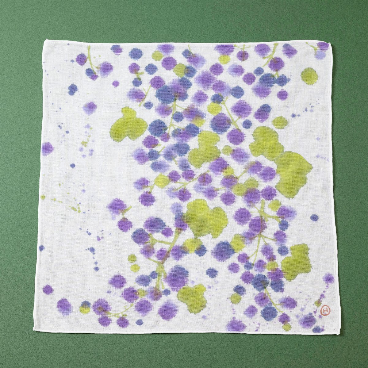 ガーゼハンカチ / やまぶどう | 染め屋ひよこまめ
