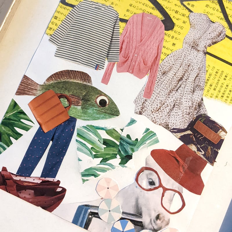 1/22(土)コラージュですてきな絵をつくろう! | SATO RISA GRAPHIC DE