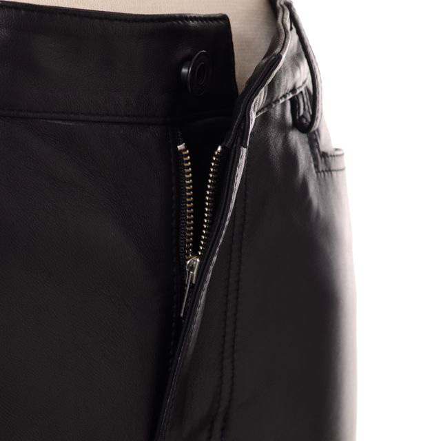 プロエンザスクーラー Proenza Schouler ストレートレザーパンツ